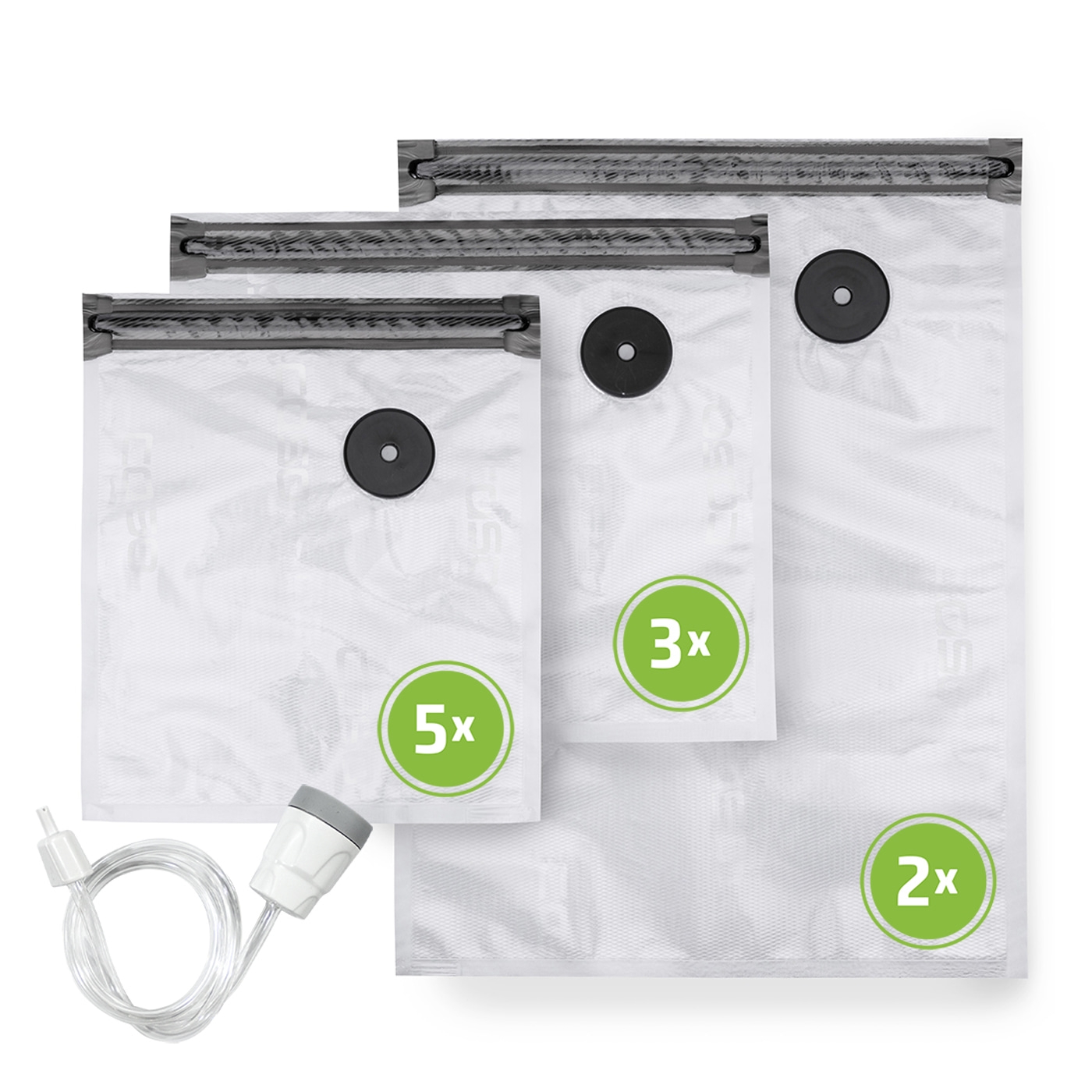 Set Adaptador Caso Vacu ZIP